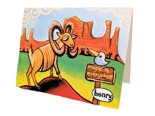 Magic is Everywhere Note Card - Art of Henry