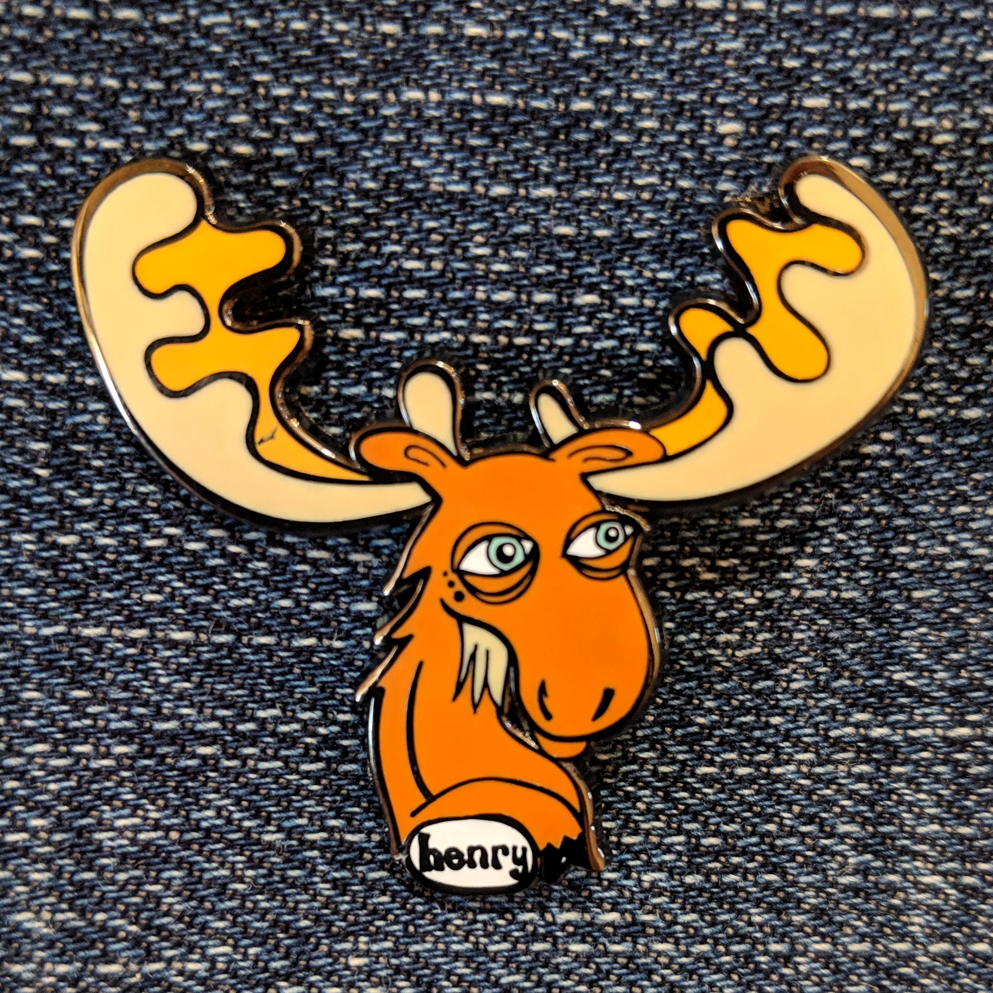 Moose Enamel Pin - Art of Henry