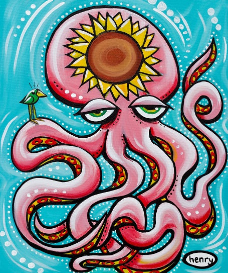Octopus with Sunflower (LIMITED EDITION)
