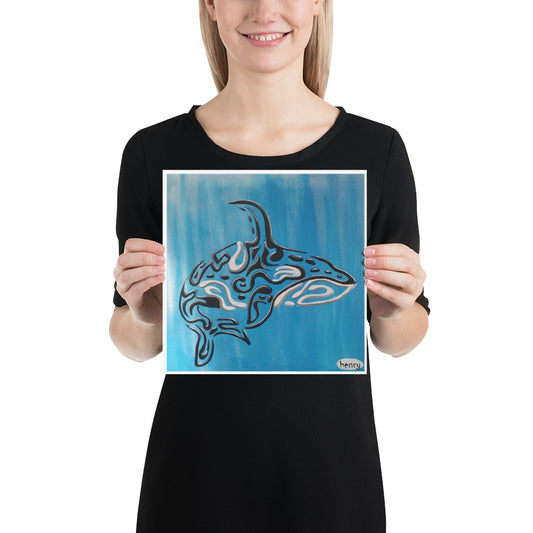 Orca Vanishing - Henry Print - Art of Henry