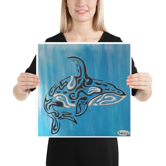 Orca Vanishing - Henry Print - Art of Henry