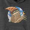 Sasquatch in Stocking Hat with Bird Youth Hoodie | Wearable Art by Seattle Mural Artist Ryan 