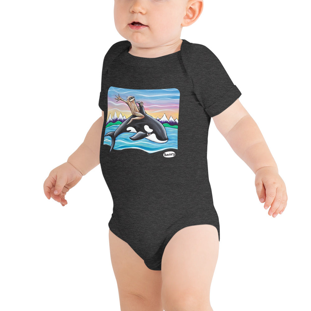 Sasquatch Riding an Orca | Onesie