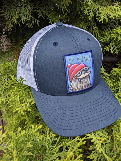 Sasquatch PNW Wearable Art Adult Trucker Hat