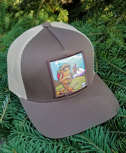 Sasquatch Hiking Trucker Hat - Art of Henry