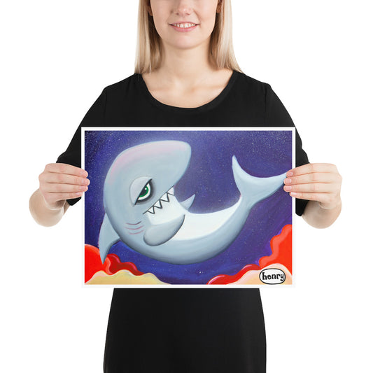 Sharky Shark - Henry Print - Art of Henry