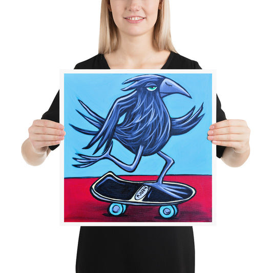 Crow Skating