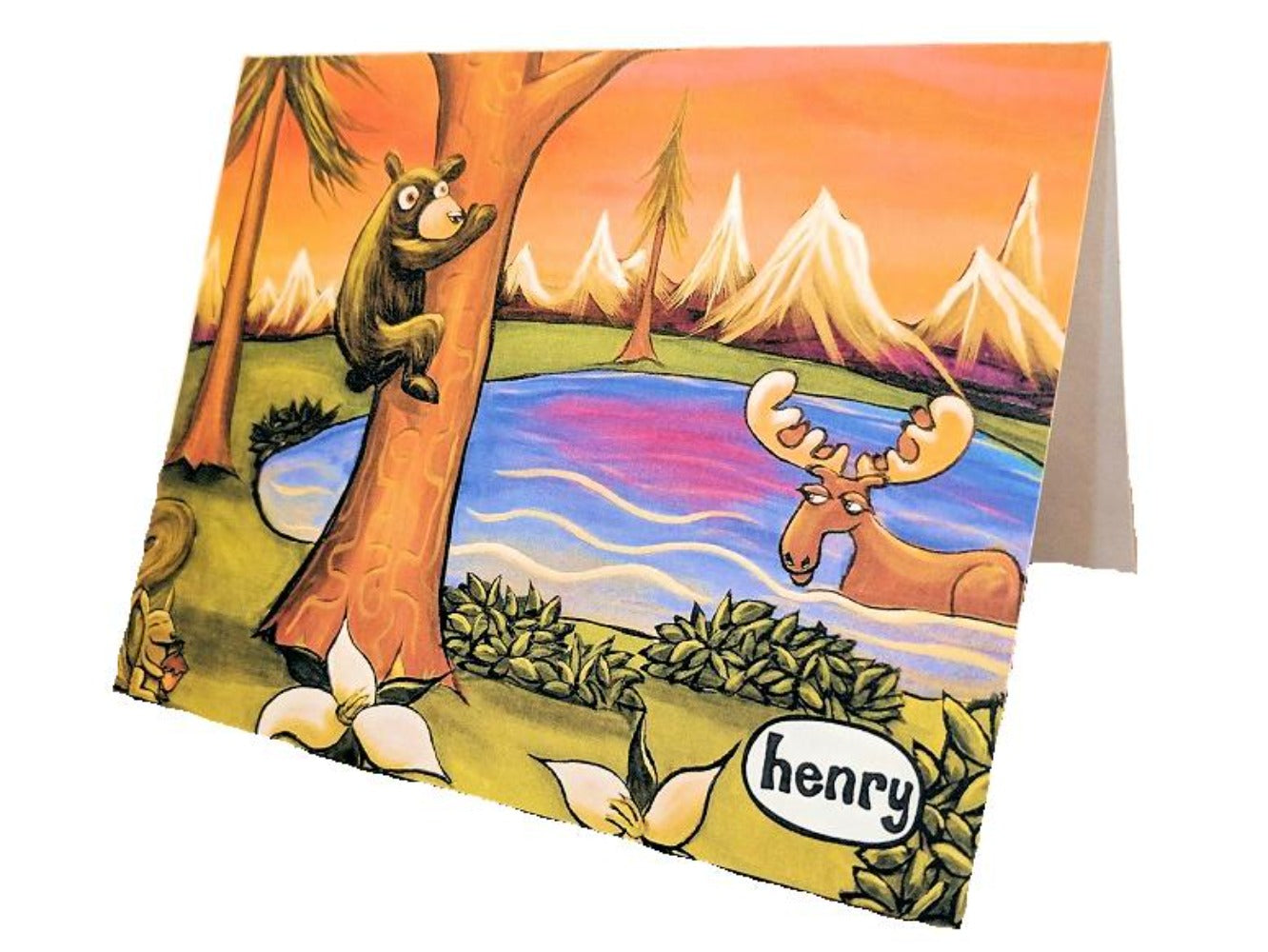 The Great Outdoors Note Card - Art of Henry