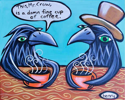 Twin Beaks Giclée Canvas Print Featuring Original Art by Seattle Mural Artist Ryan Henry Ward