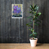 Two Owls (LIMITED EDITION) hand-signed, numbered Giclee Print Art Poster for Wall Decor features Original Painting by Seattle Mural Artist Henry
