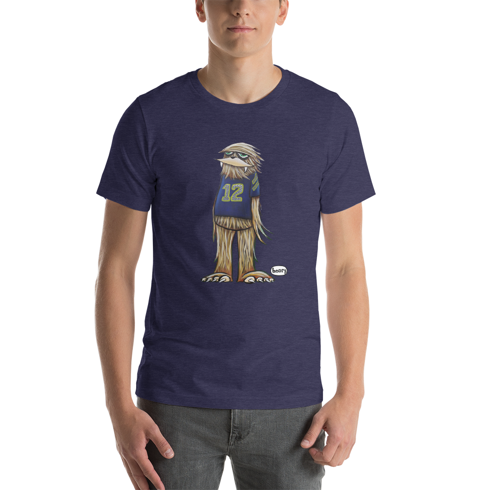 Sasquatch in his #12 Shirt Unisex T-Shirt - Art of Henry