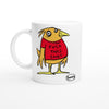 Bird in a Shirt Mug - featuring the original art of Henry