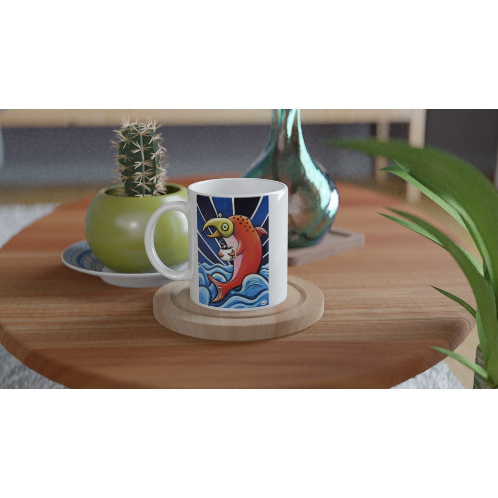"Salmon Loving Coffee" Mug