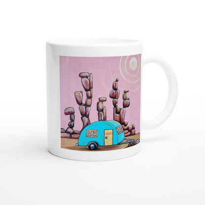 "Camper in the Desert" Mug