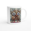 Wired Owl Mug - featuring the original art of Henry