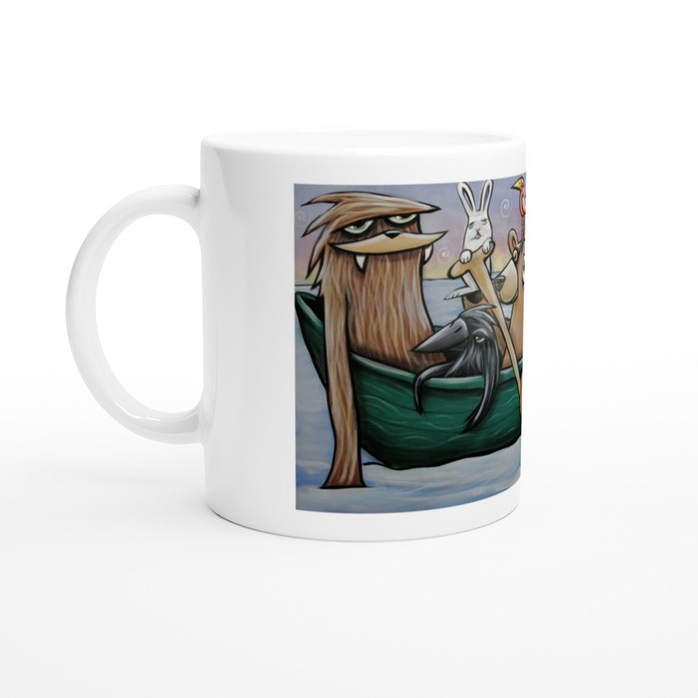 "Boat Full of Critters" Mug