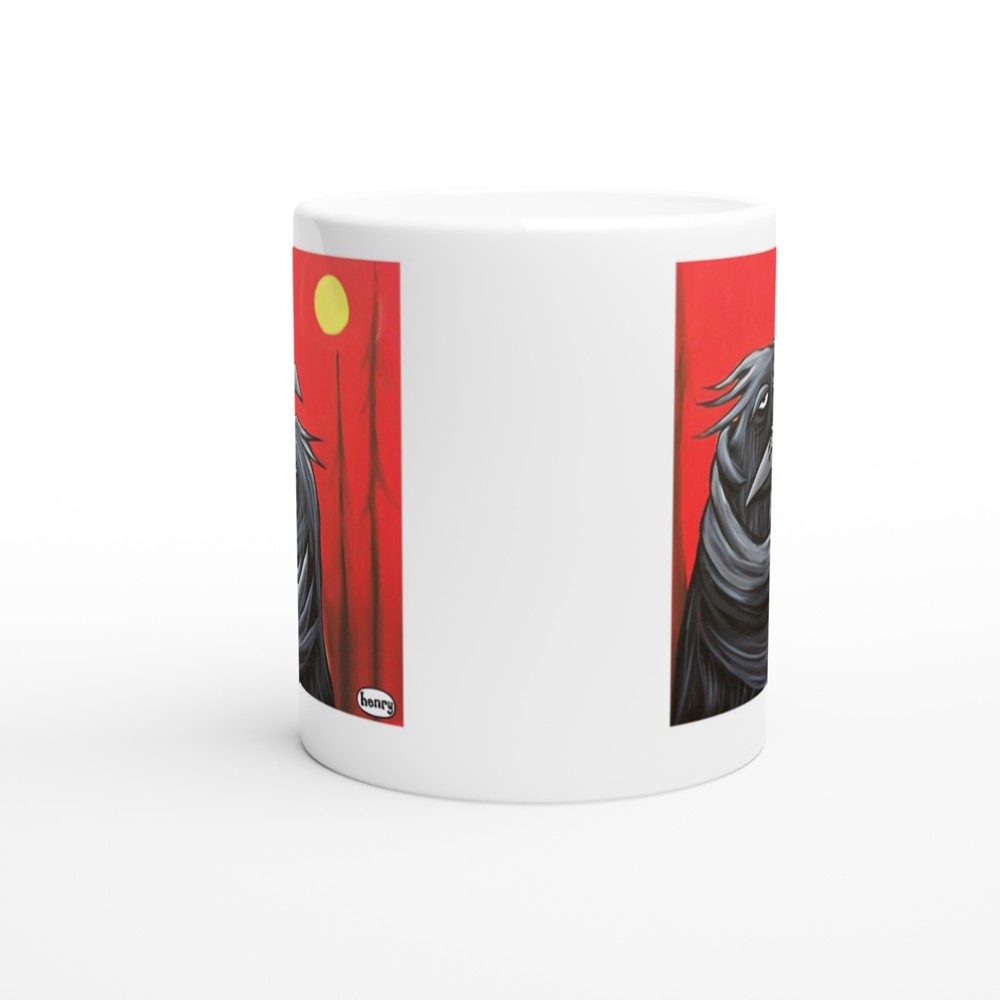 "Raven Hug" Mug