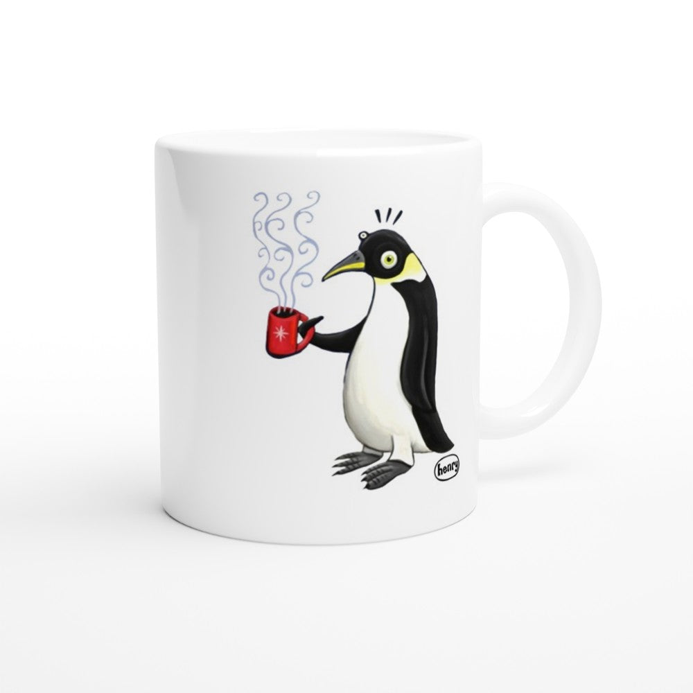 Penguin "Warm-Me-Up" Mug - featuring the original art of Henry