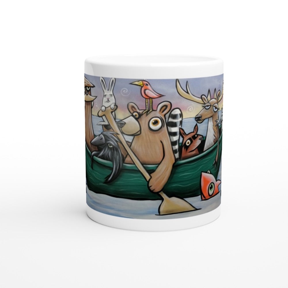 "Boat Full of Critters" Mug