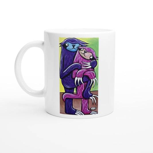 "Sloth Hug" Mug