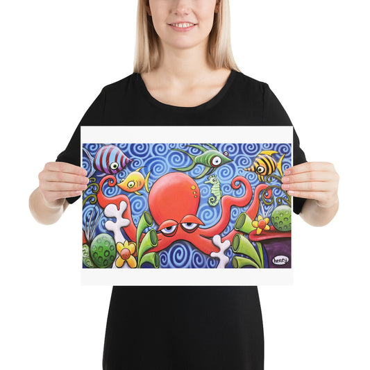 Quadrapus and Friends - Henry Print - Art of Henry