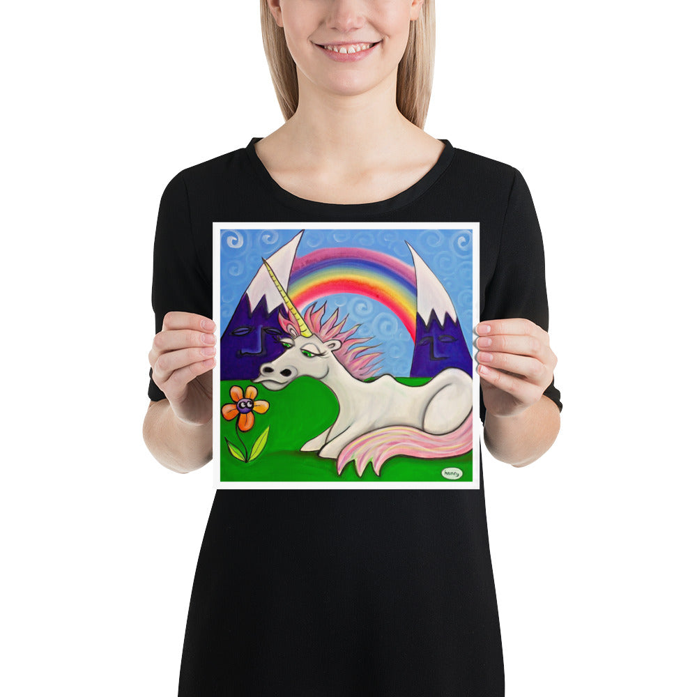 Unicorn Under the Rainbow - Henry Print - Art of Henry