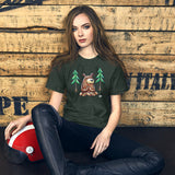 "Now" Bear | Unisex Heathered Green T-Shirt