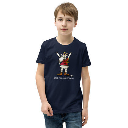 Goat the Distance Youth T-Shirt | Wearable Art by Seattle Mural Artist Ryan "Henry" Ward